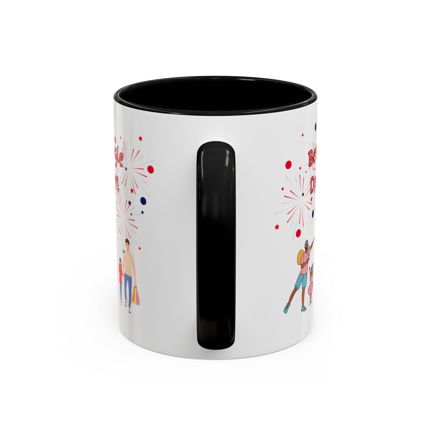 "Best Single Dad Ever", Carnival Design, Accent Coffee Mug (11 oz, 15 oz)