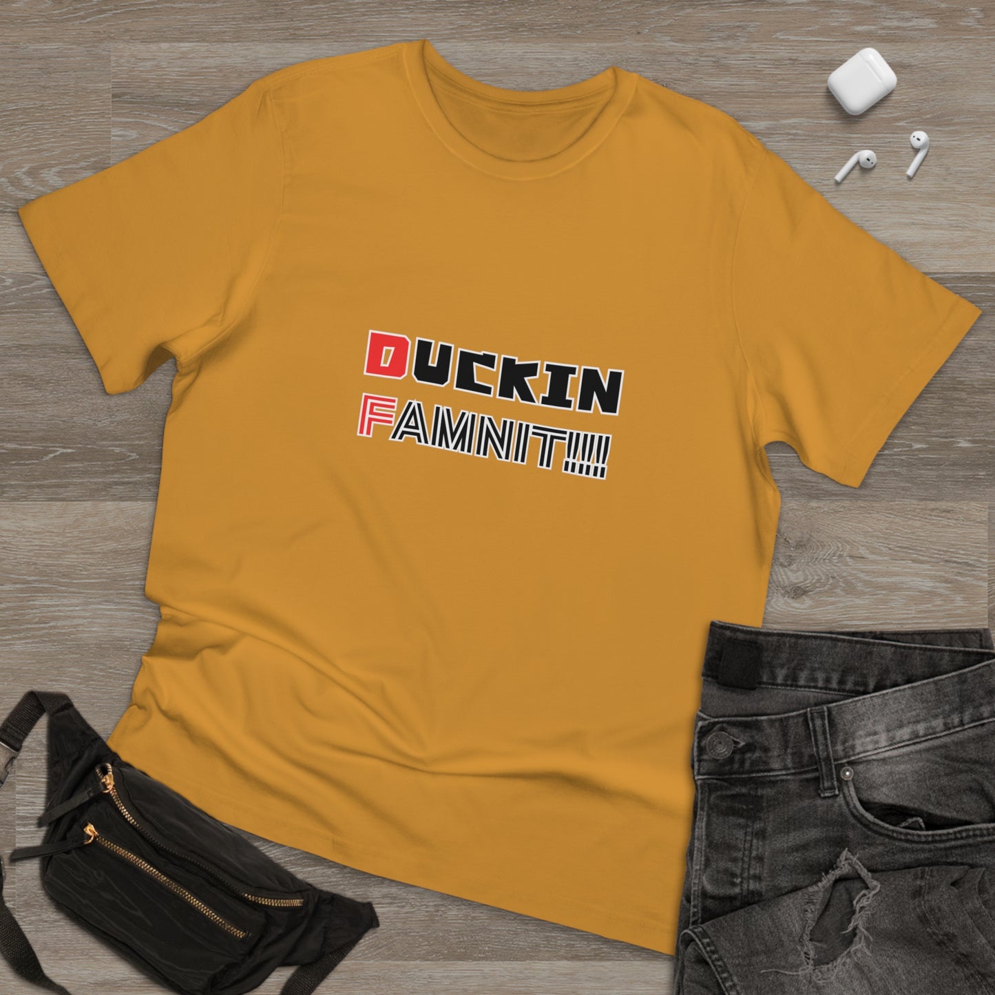 "DUCKIN FAMNIT!!!" Unisex T-shirt