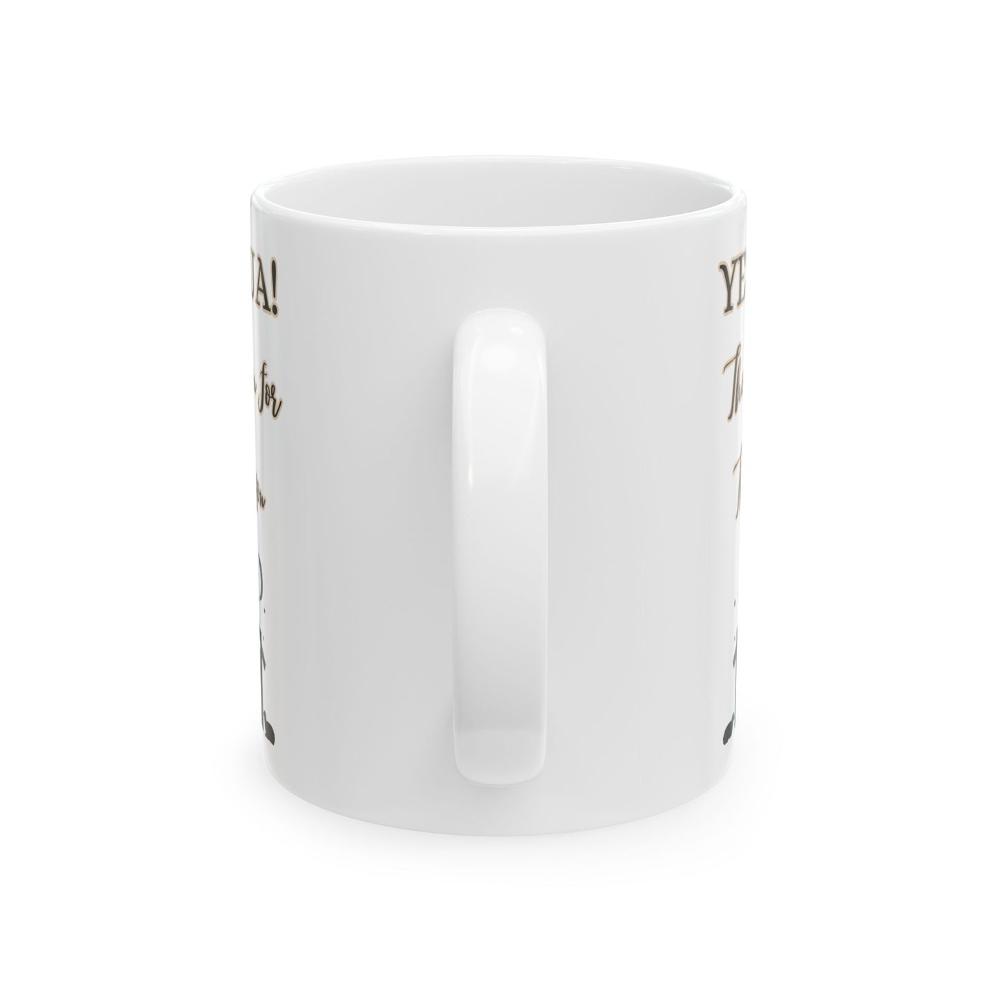 "YESHUA! The Reason For The Season, White Ceramic Mug, (11oz, 15oz)