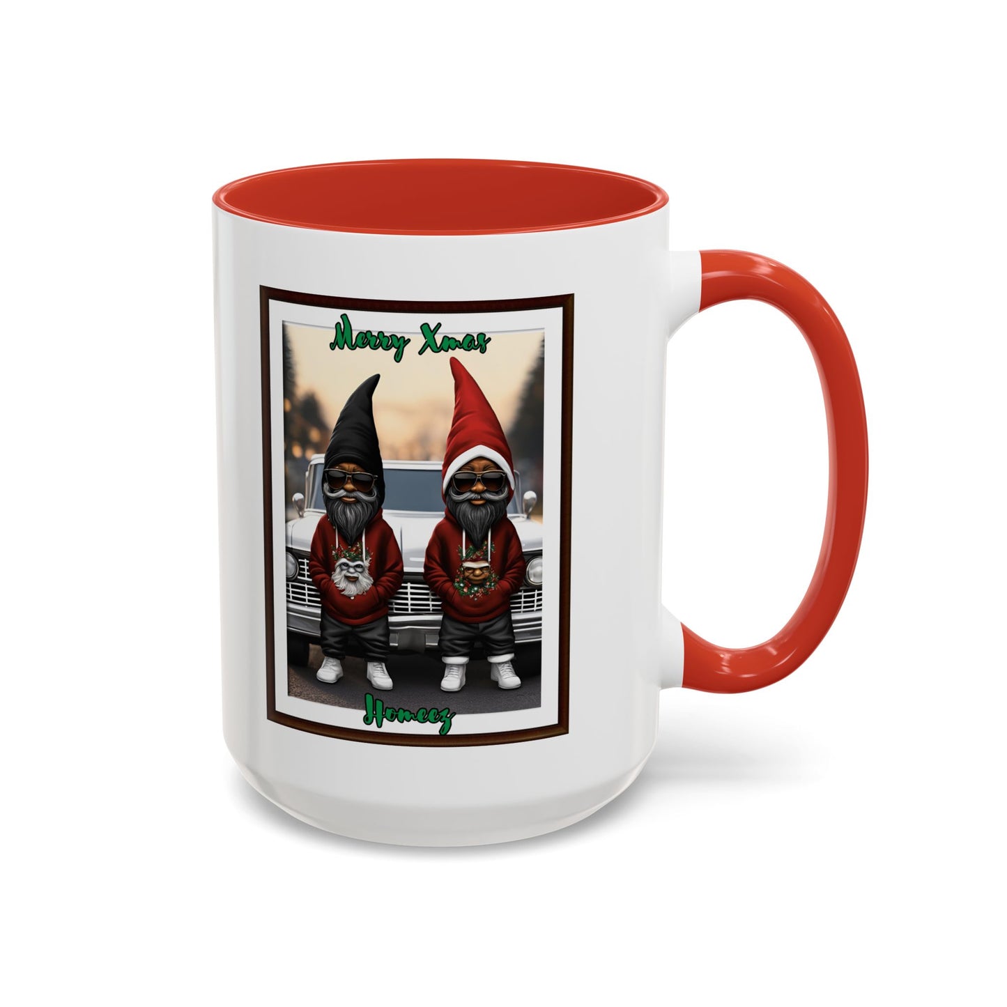 "Merry Xmas Homeez Accent Coffee Mug (11oz & 15oz)