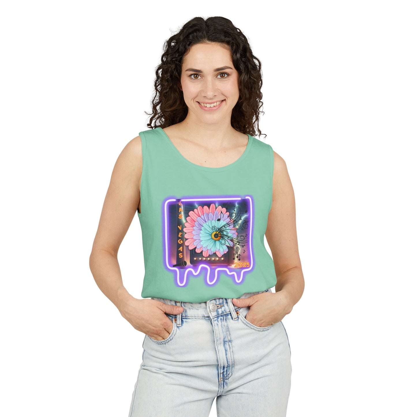 Neon "Las Vegas" 2025" Unisex Tank Top