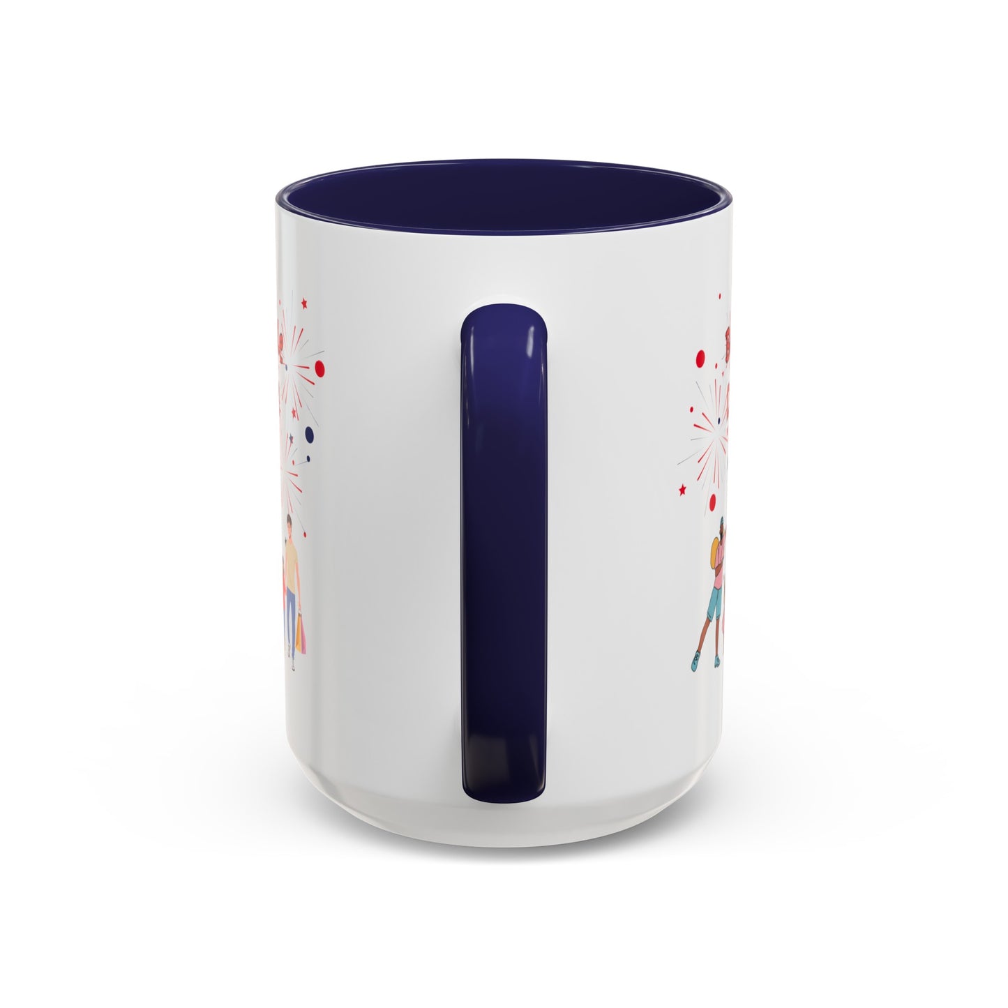 "Best Single Dad Ever", Carnival Design, Accent Coffee Mug (11 oz, 15 oz)