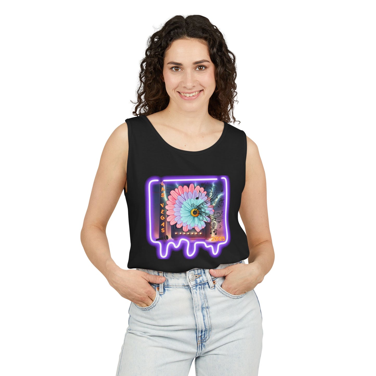 Neon "Las Vegas" 2025" Unisex Tank Top