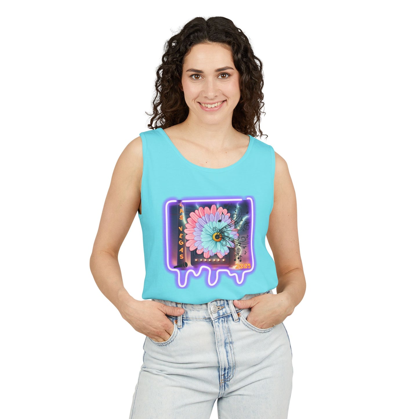 Neon "Las Vegas" 2025" Unisex Tank Top