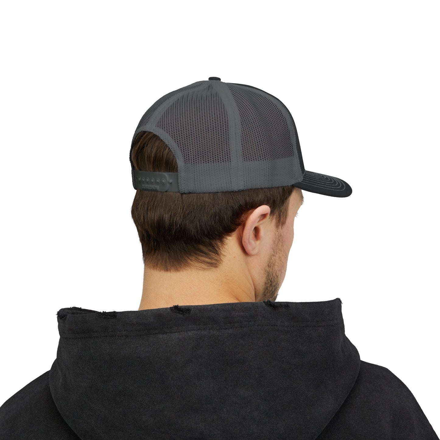 "Merry and Bright" Embroidered Snapback Trucker Cap