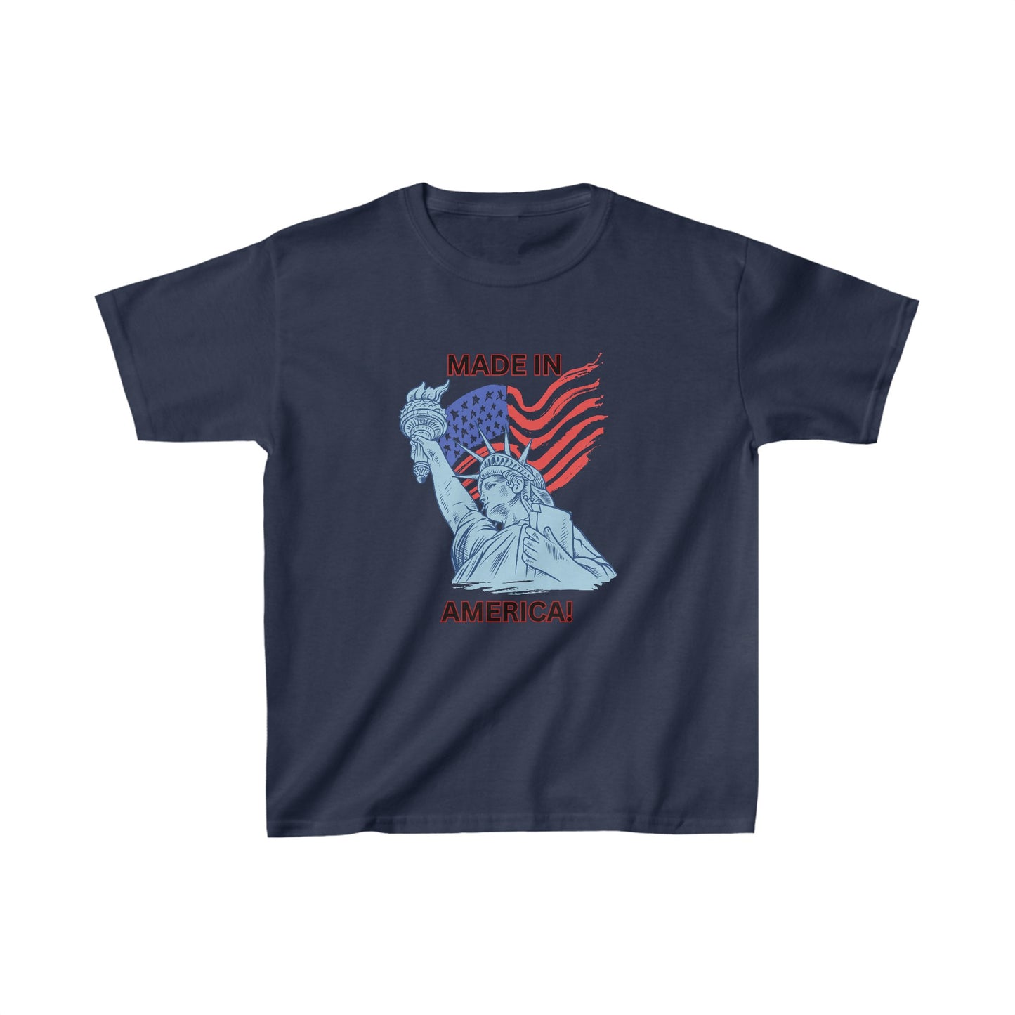 "MADE IN AMERICA" Kids Heavy Cotton™ Tee