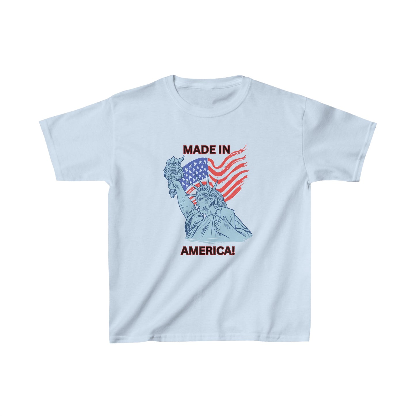 "MADE IN AMERICA" Kids Heavy Cotton™ Tee
