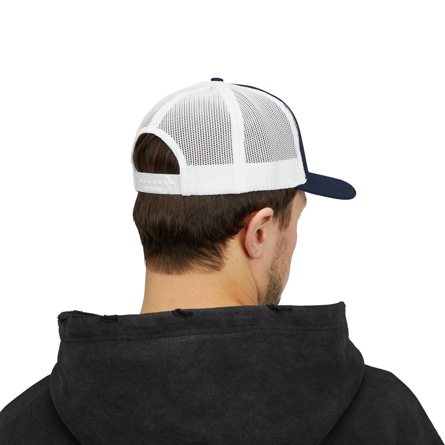Embroidered '67' Mesh Snapback Trucker Cap — "Trending" Numbers Baseball Hat