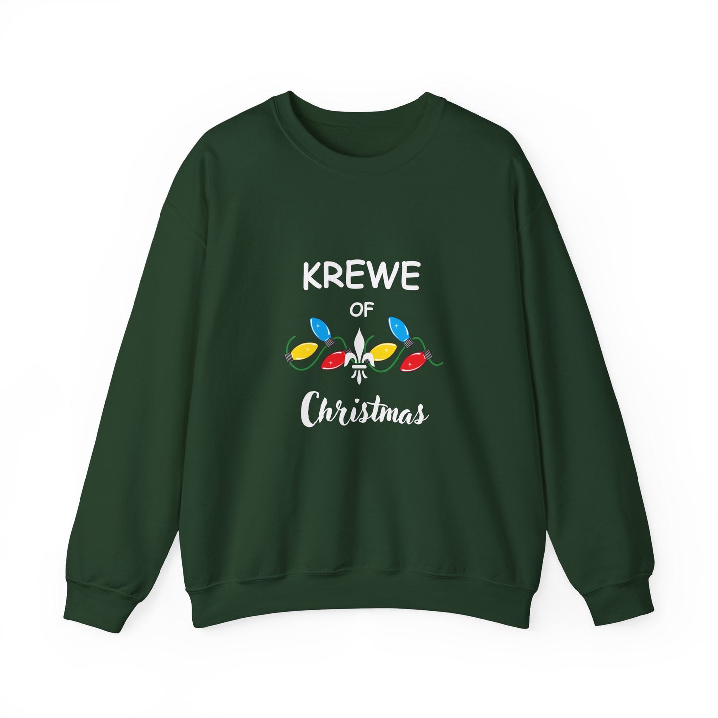 "Krewe Of Christmas" Unisex Heavy Blend™ Crewneck Sweatshirt