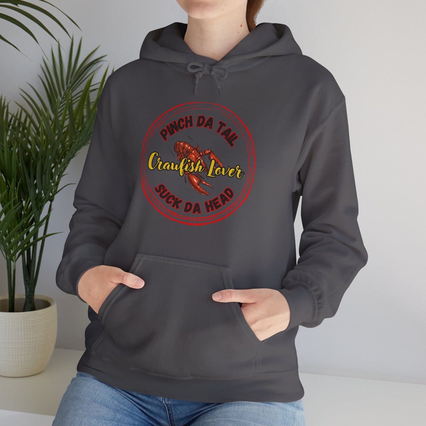 "Crawfish Lover" Unisex Heavy Blend™ Hooded Sweatshirt. This Hoodie Is For "The Crawfish Lover" In You!