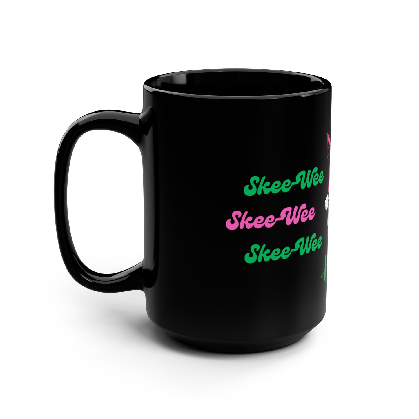 "AKA Xmas" 15 oz, Black Ceramic Mug