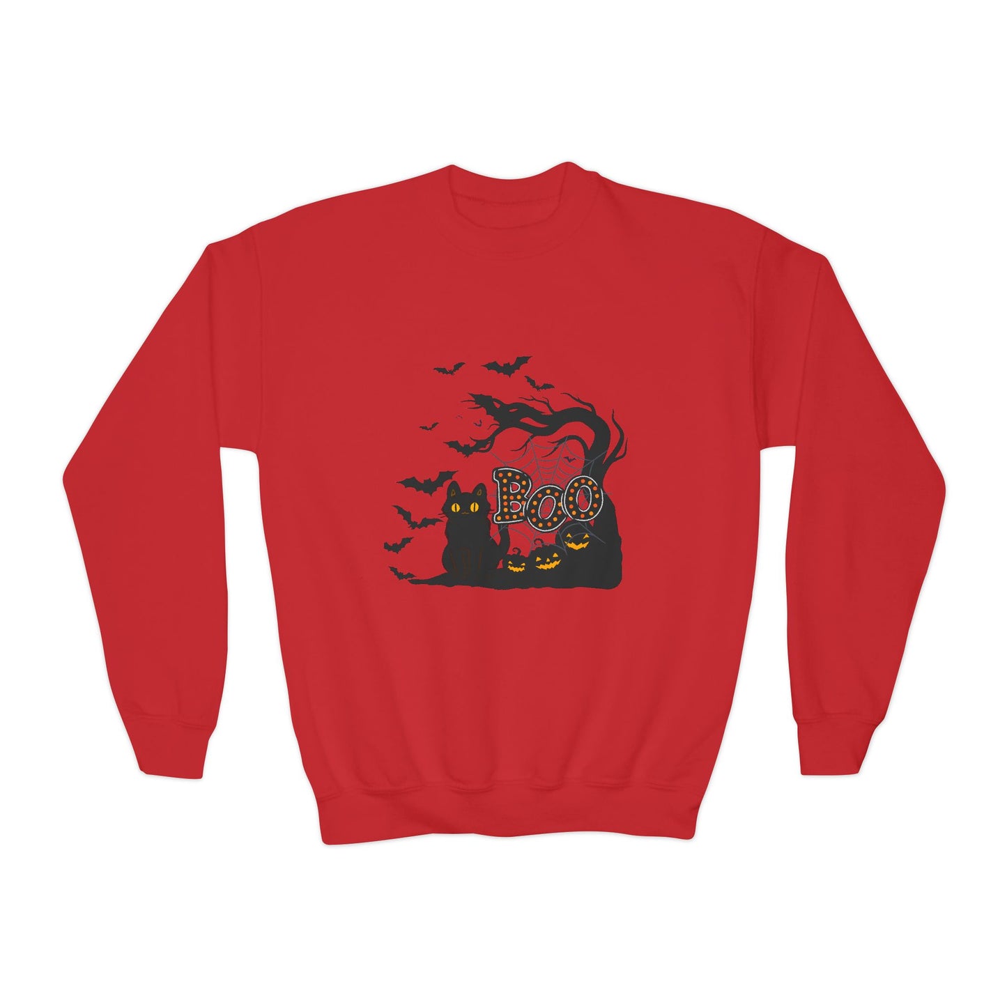 "Boo" Sweatshirt, Kids Halloween Sweatshirt