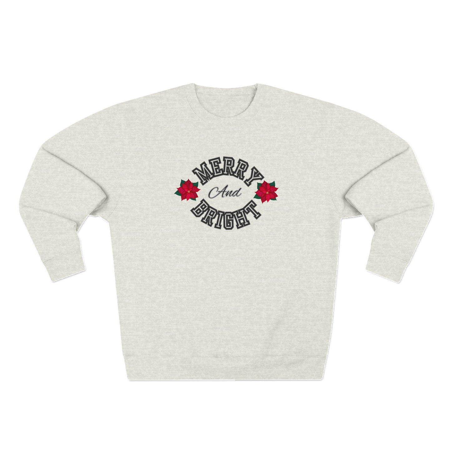"Merry And Bright" Unisex Crewneck Sweatshirt