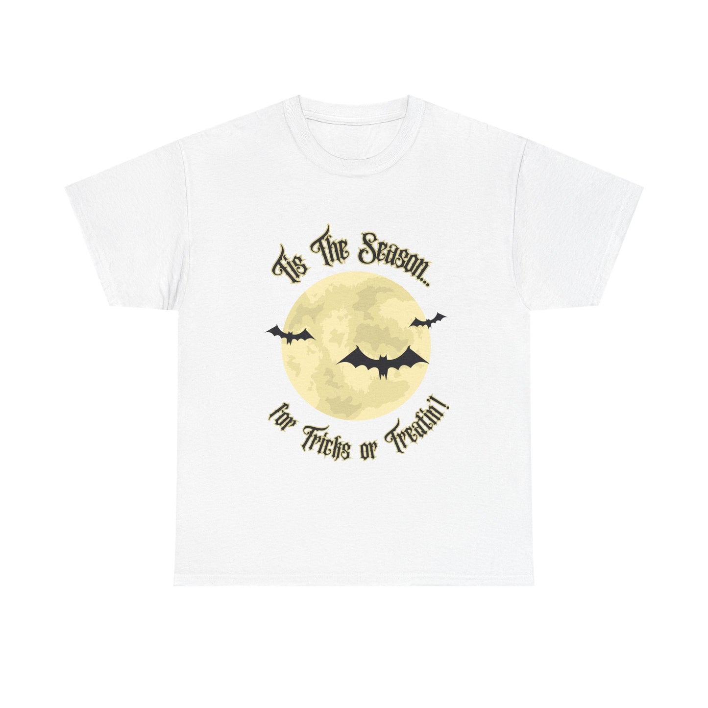 "Tis The Season" Unisex Cotton Tee, Spooky T-Shirt for Halloween