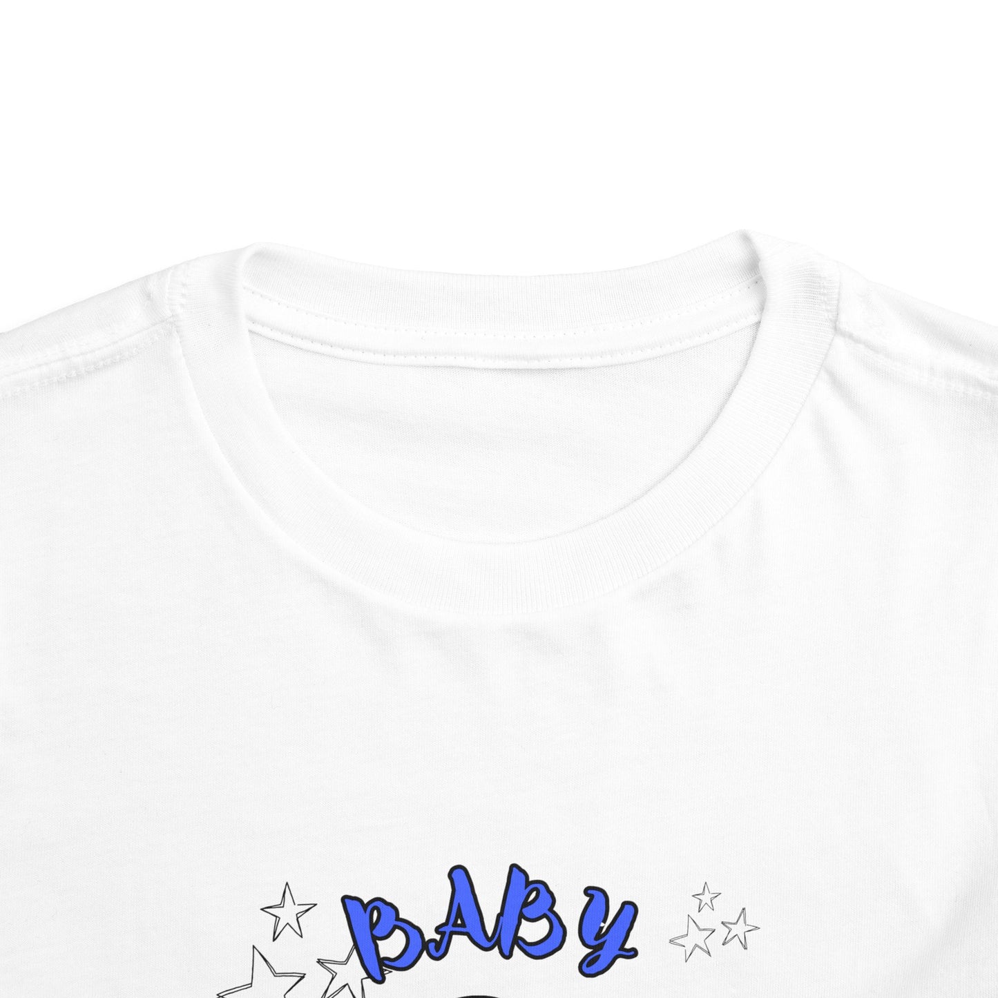 "Baby Boo-Blue", Toddler Starry Ghost Halloween Tee Shirt