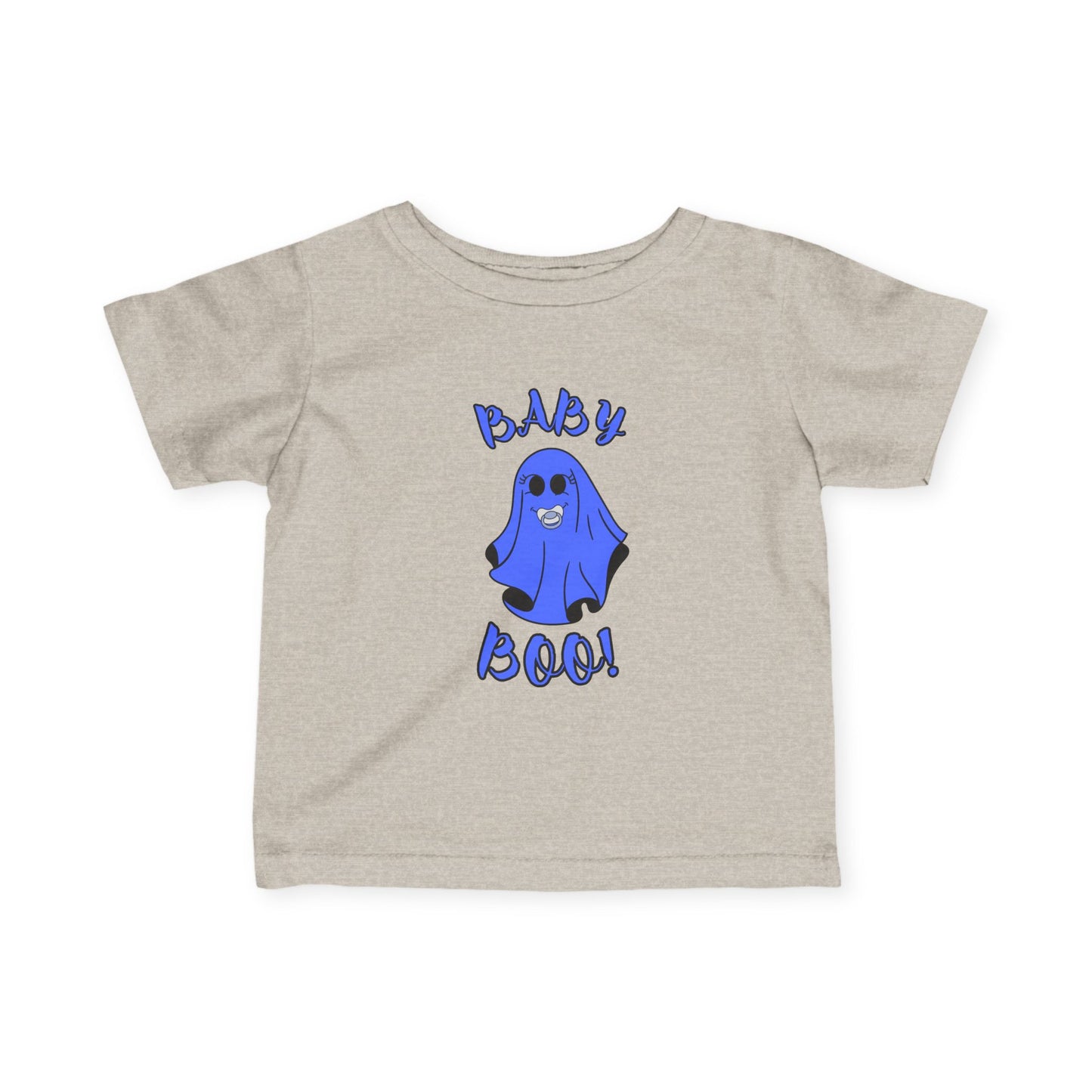 "Baby Boo-Blue" Ghost, Halloween Infant Tee