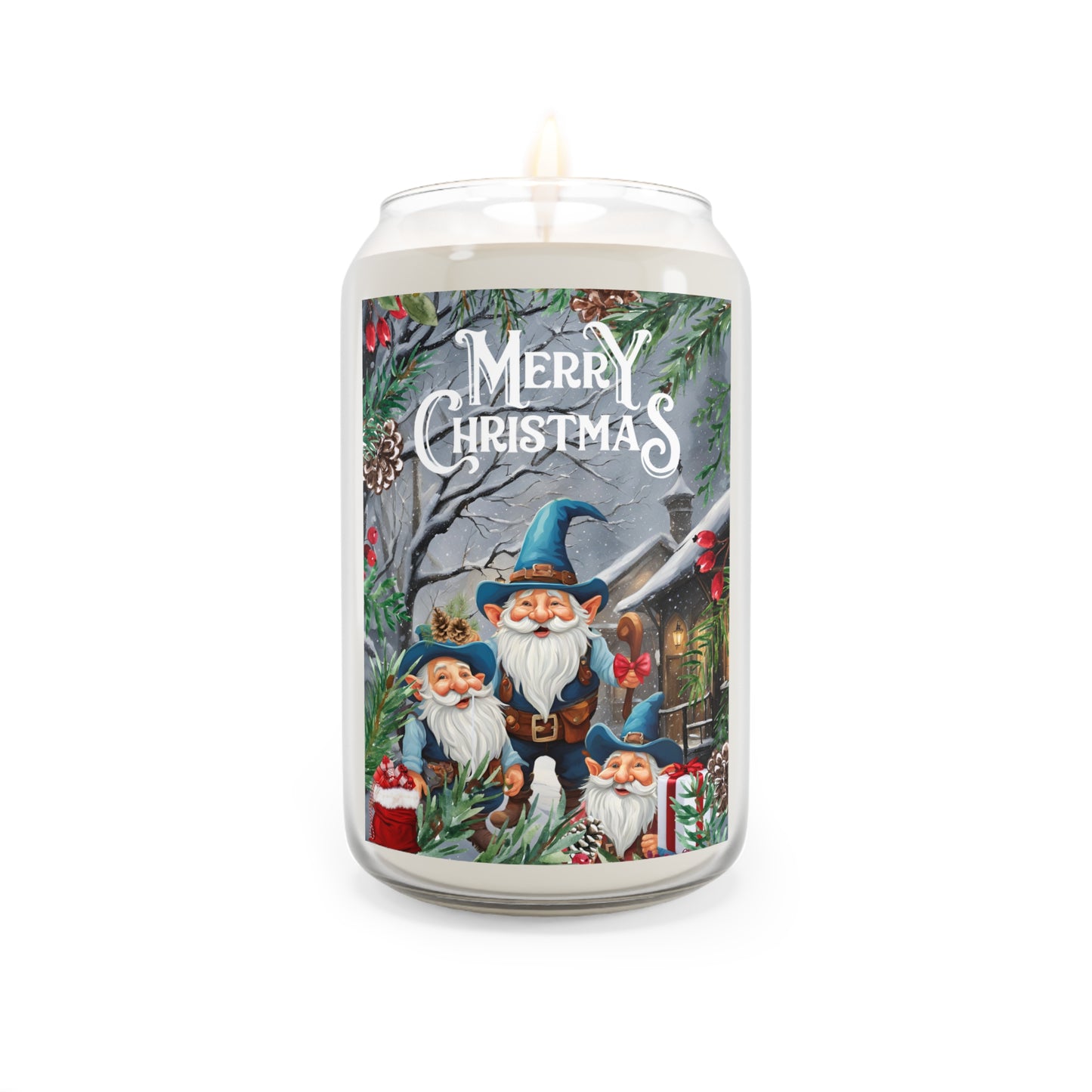 "Merry Christmas" Scented Candle, 13.75oz