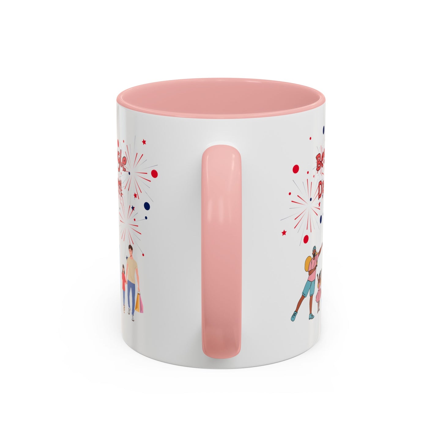 "Best Single Dad Ever", Carnival Design, Accent Coffee Mug (11 oz, 15 oz)