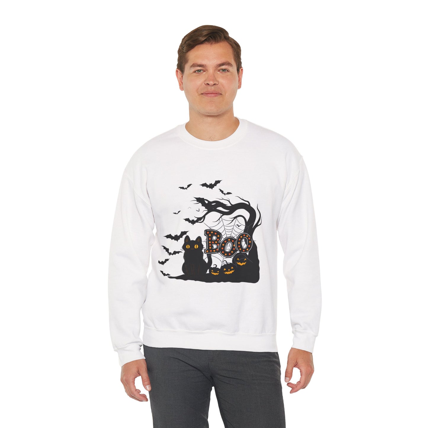 "Boo" Unisex Heavy Blend™ Crewneck Sweatshirt