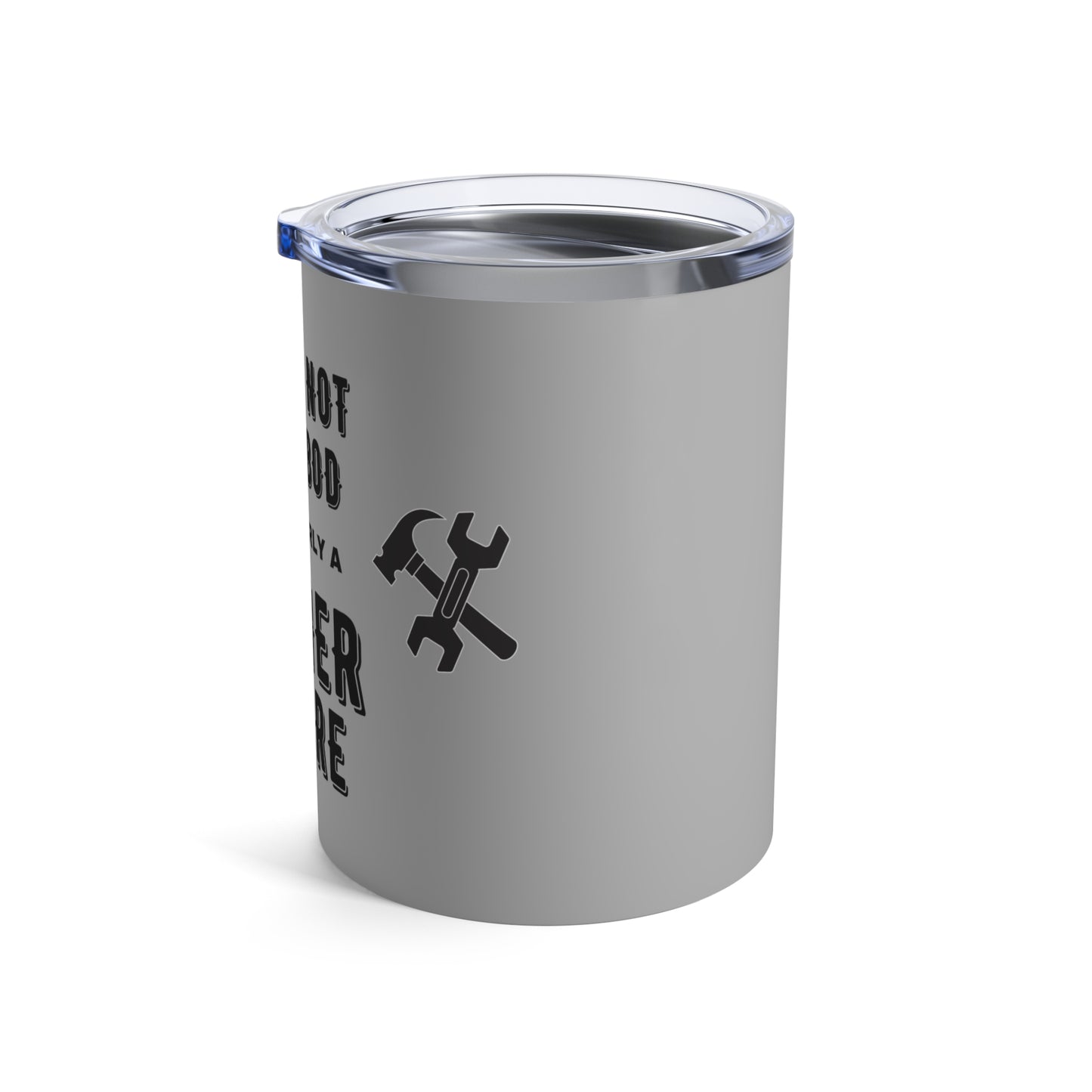 "Not A Dad Bod" Design #2, Stainless Steel Insulated, Grey 10 oz Tumbler