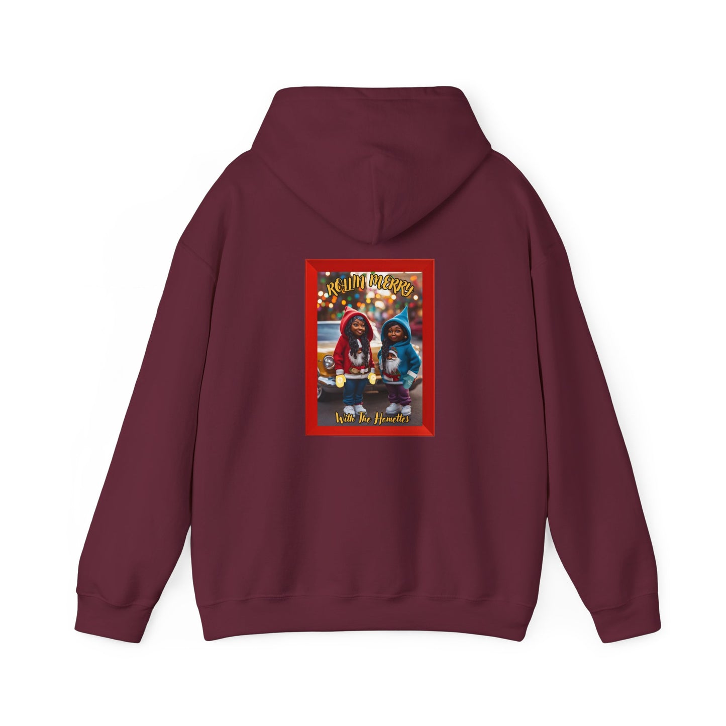"Rollin Merry With The Homettes" Unisex Heavy Blend™ Hooded Sweatshirt