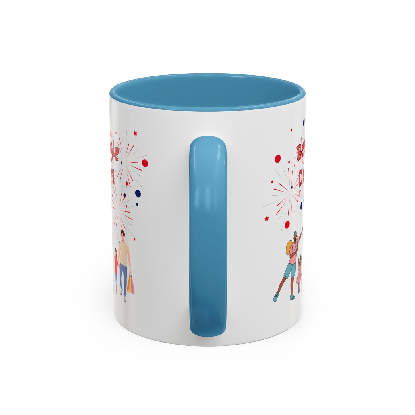 "Best Single Dad Ever", Carnival Design, Accent Coffee Mug (11 oz, 15 oz)
