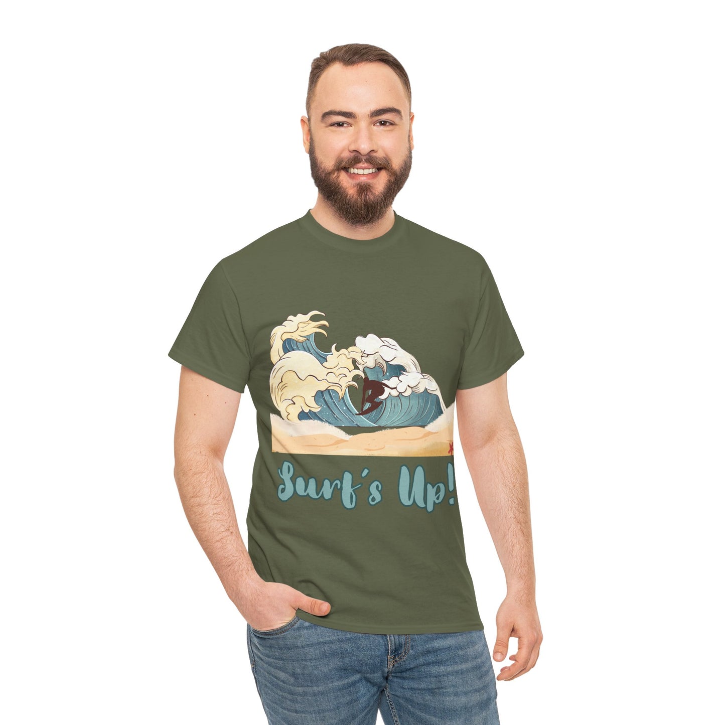 Surf's Up!! Surf Graphic T-Shirt — Surf-Inspired Unisex Tee