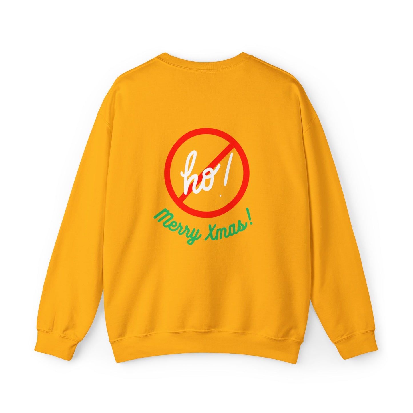 "Smiling Santa (Tan) Ho Ho Ho!" Unisex Heavy blend Sweatshirt