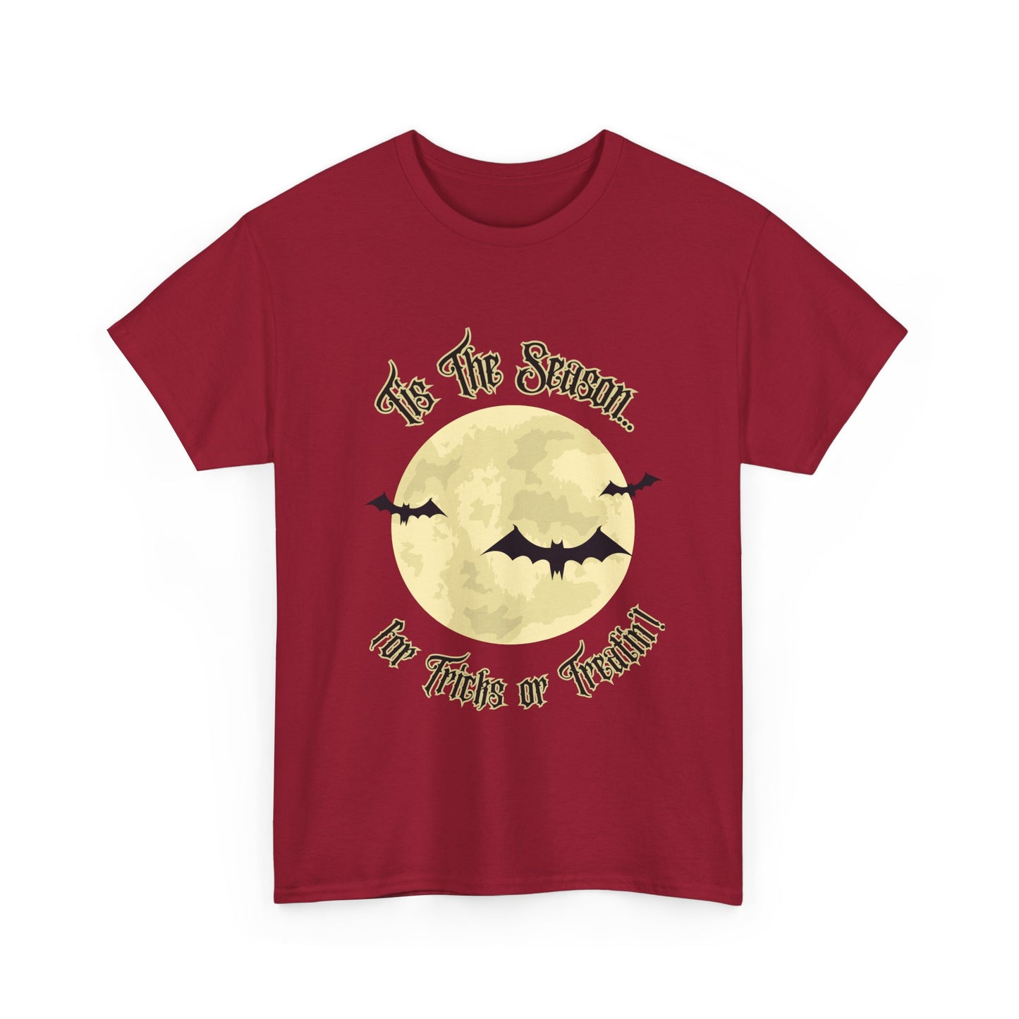 "Tis The Season" Unisex Cotton Tee, Spooky T-Shirt for Halloween