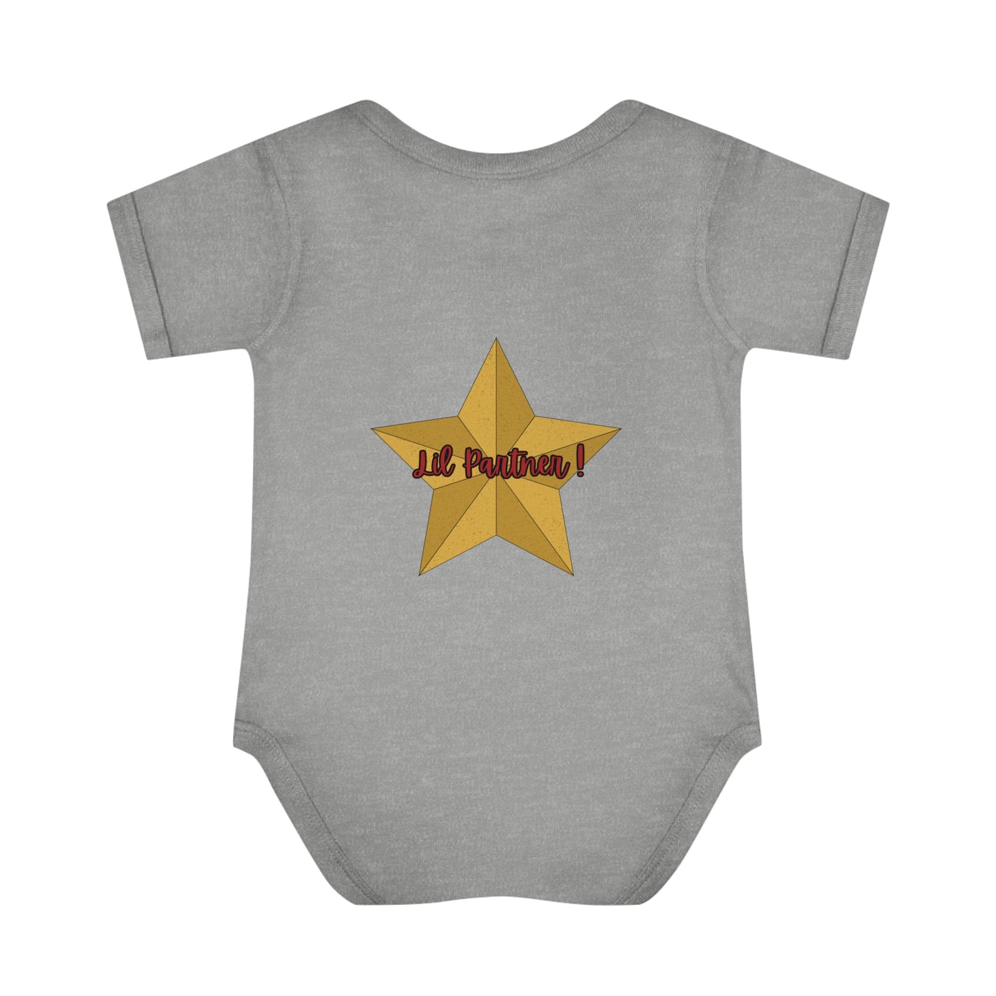 "Mary Christmas Lil Partner! "Infant Baby Rib Bodysuit