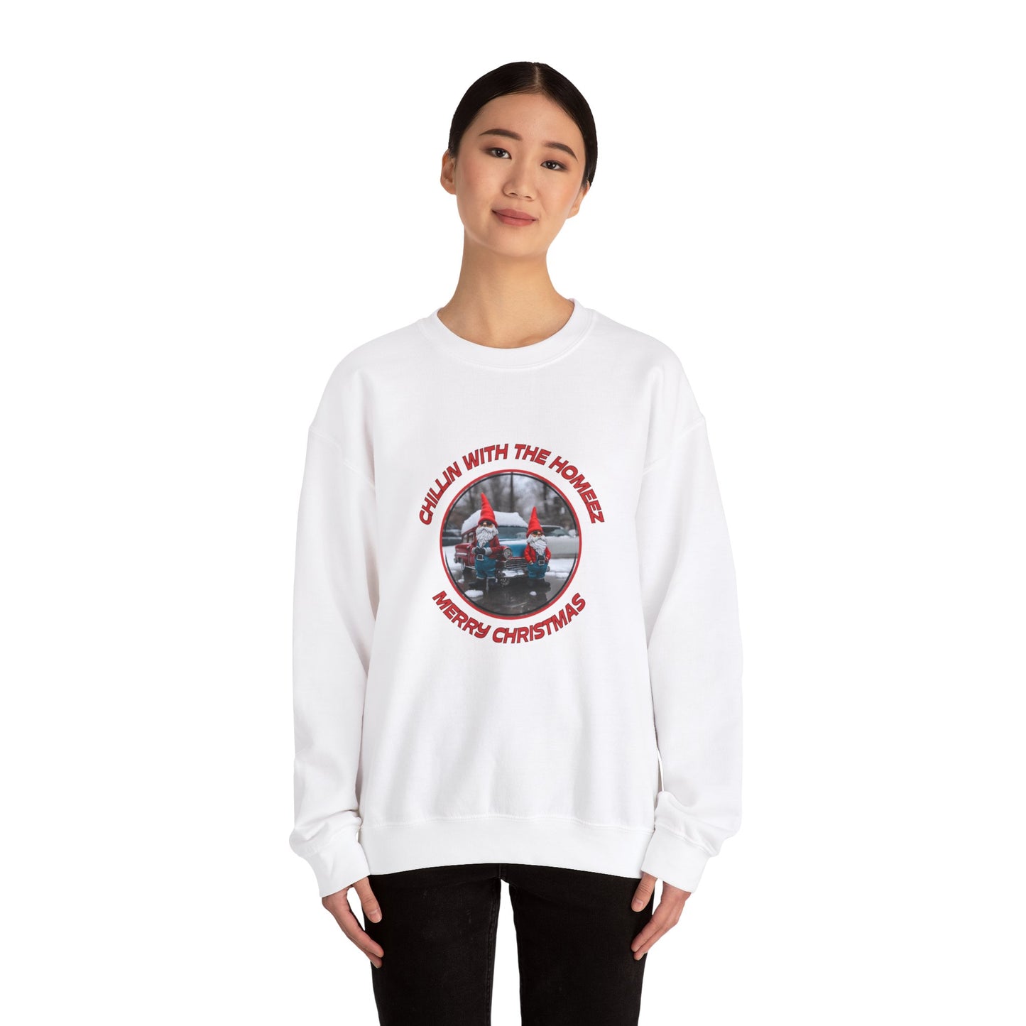 "Chillin With The Homeez" Unisex Heavy Blend™ Crewneck Sweatshirt
