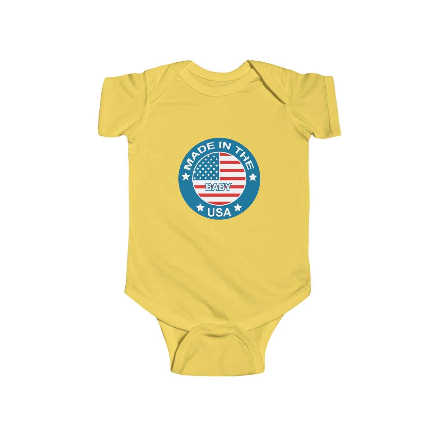 "Made In The USA" Infant Fine Jersey Bodysuit