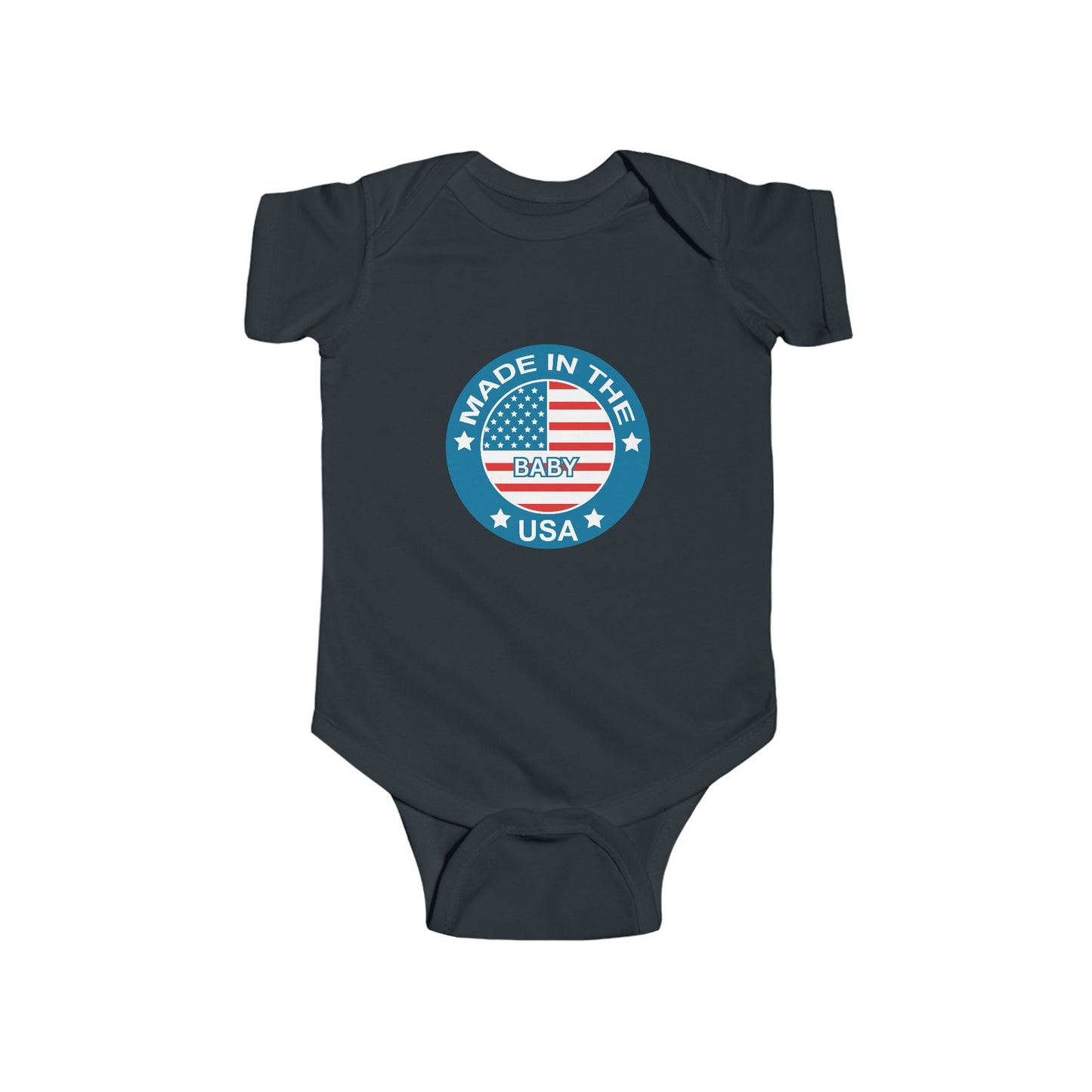 "Made In The USA" Infant Fine Jersey Bodysuit