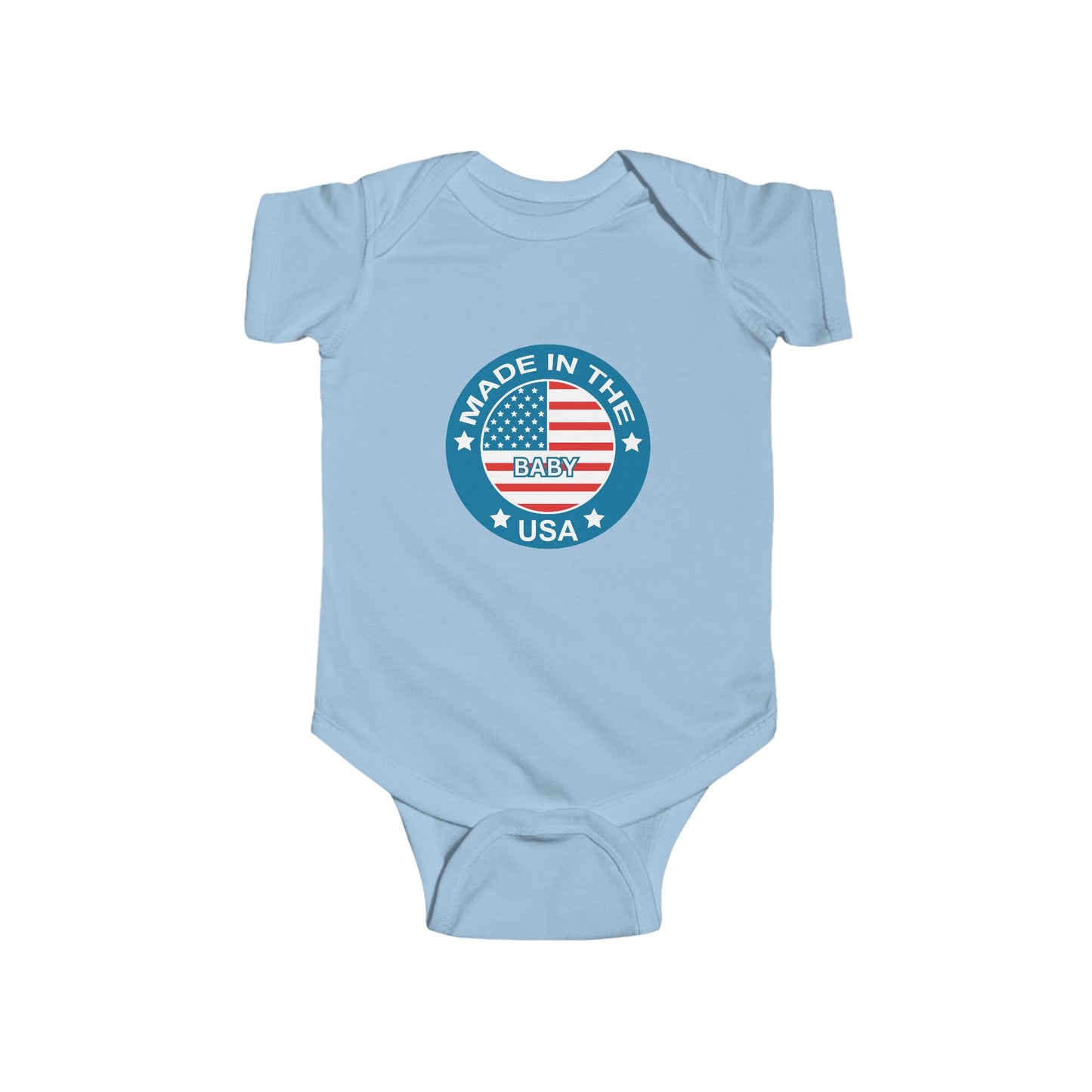 "Made In The USA" Infant Fine Jersey Bodysuit