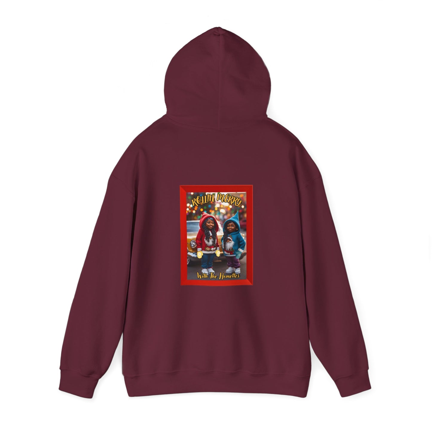 "Rollin Merry With The Homettes" Unisex Heavy Blend™ Hooded Sweatshirt