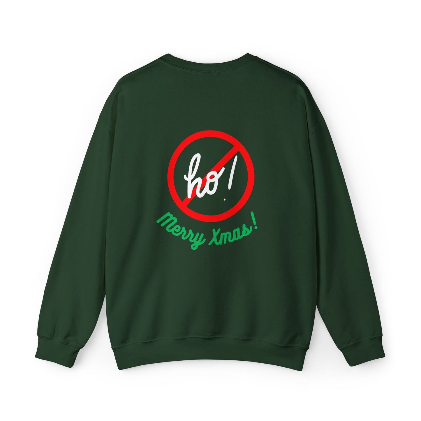 "Smiling Santa (Tan) Ho Ho Ho!" Unisex Heavy blend Sweatshirt