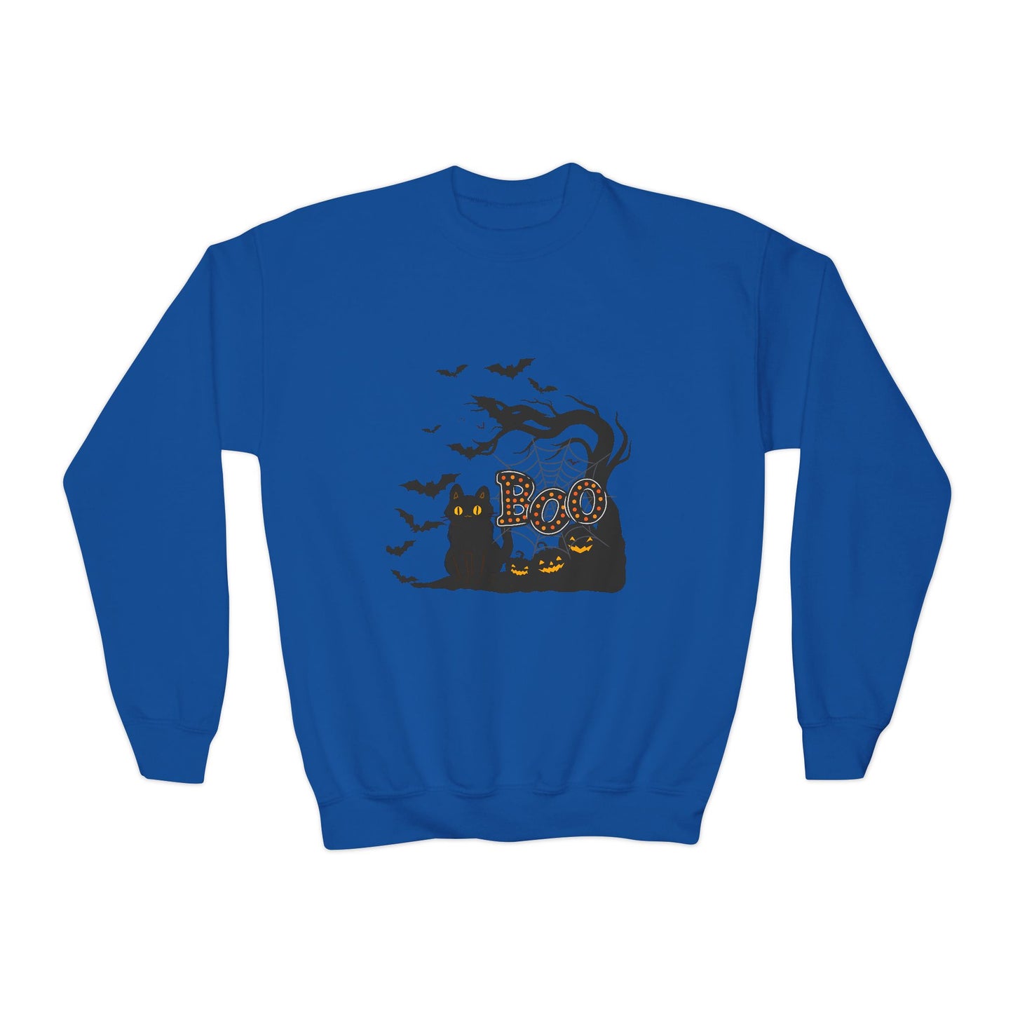 "Boo" Sweatshirt, Kids Halloween Sweatshirt