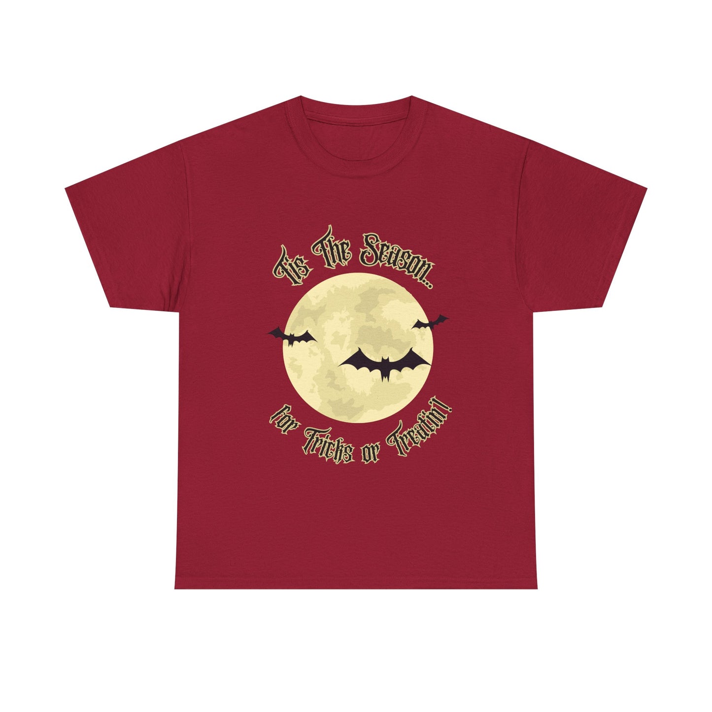 "Tis The Season" Unisex Cotton Tee, Spooky T-Shirt for Halloween