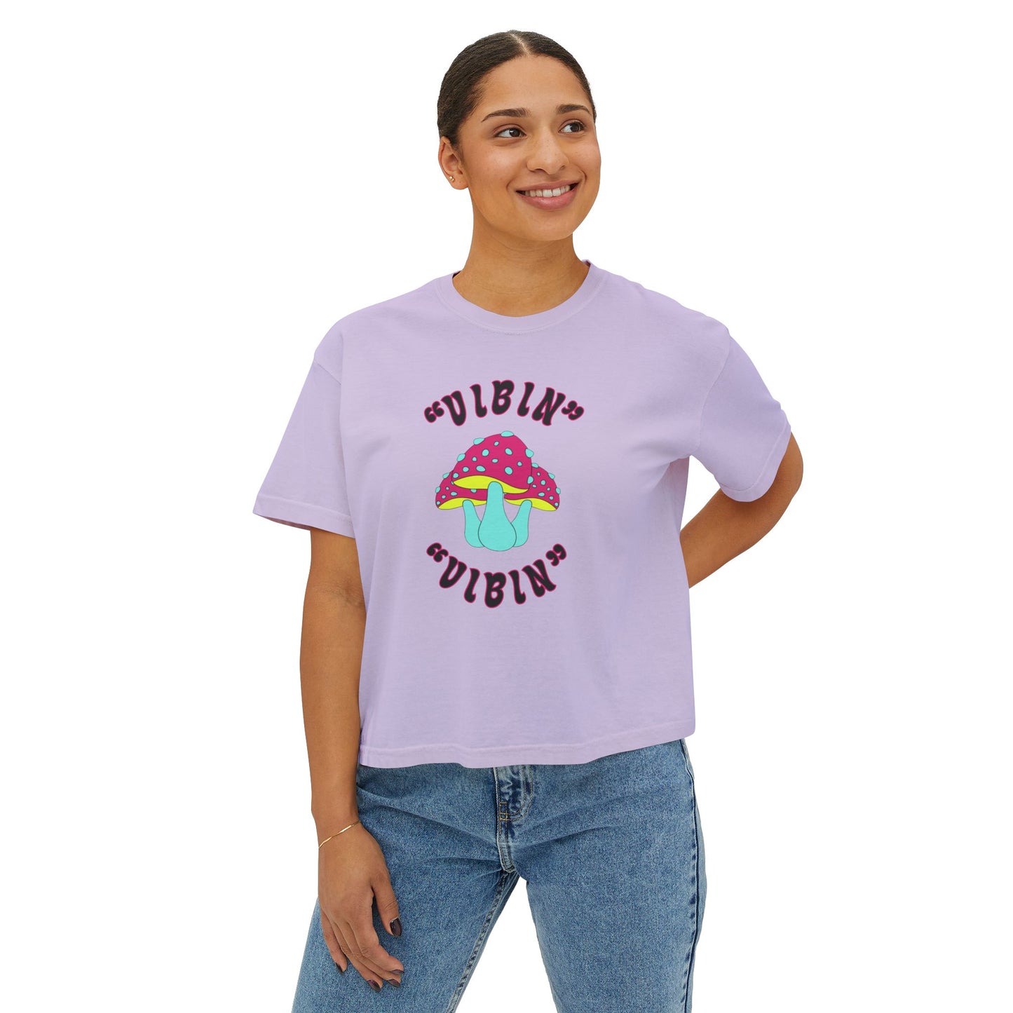 "Vibin" Women's Boxy Tee