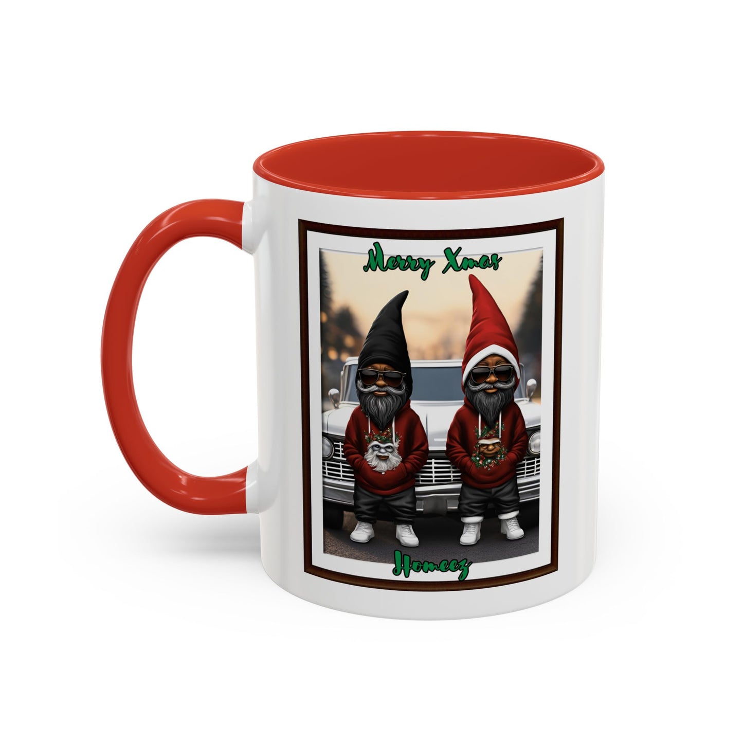 "Merry Xmas Homeez Accent Coffee Mug (11oz & 15oz)