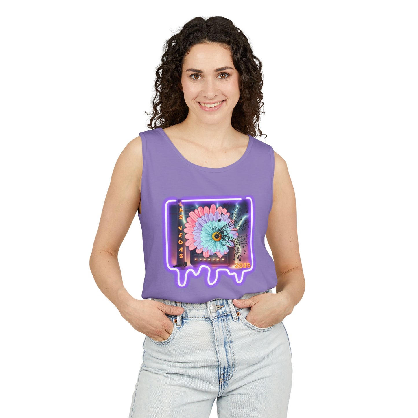 Neon "Las Vegas" 2025" Unisex Tank Top