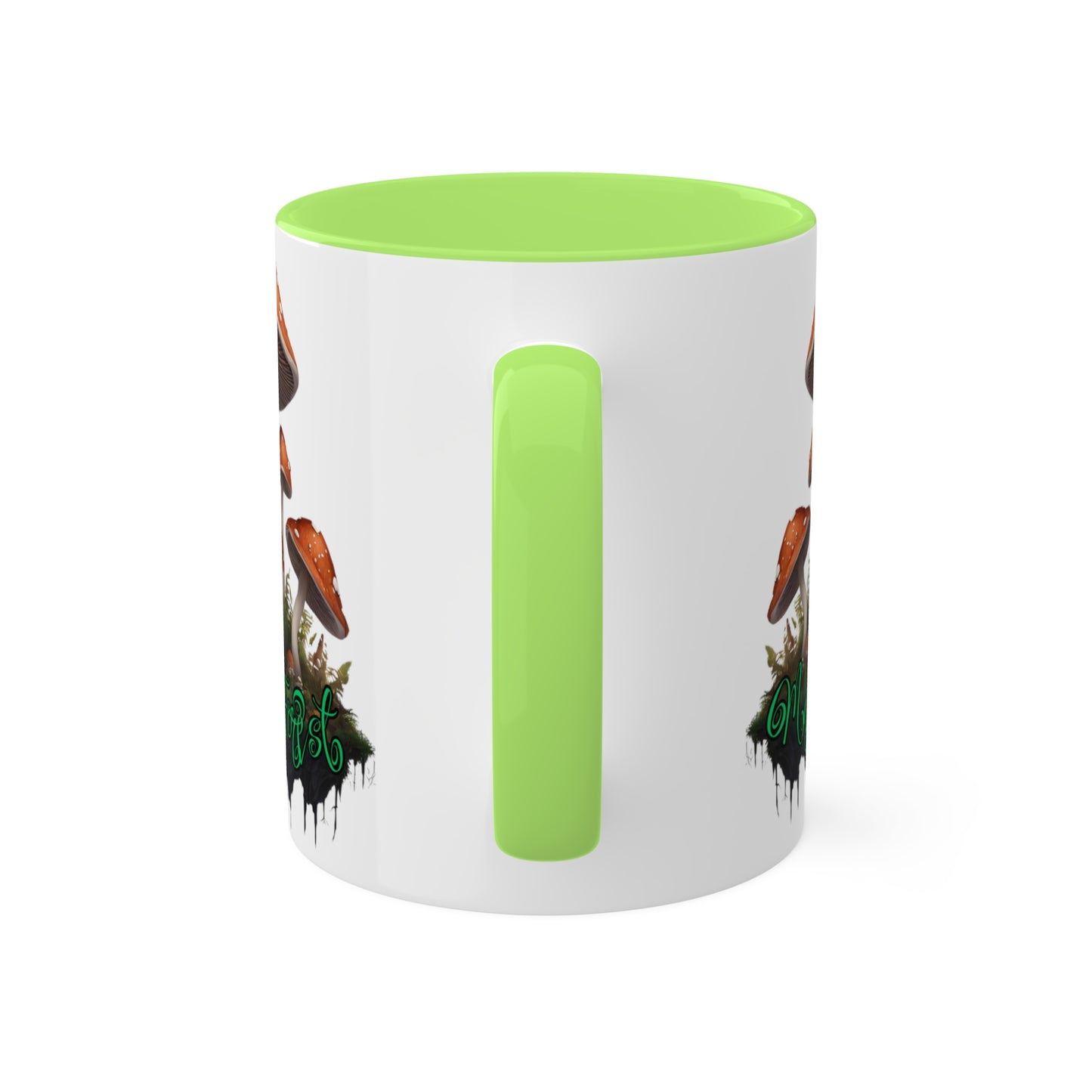 "Floating Magic Forest" White with Colorful Accents, 11 oz Mug