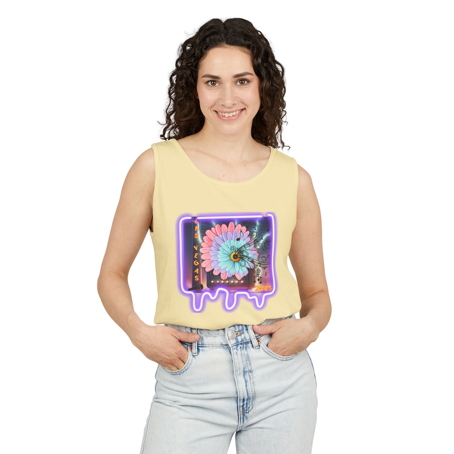 Neon "Las Vegas" 2025" Unisex Tank Top