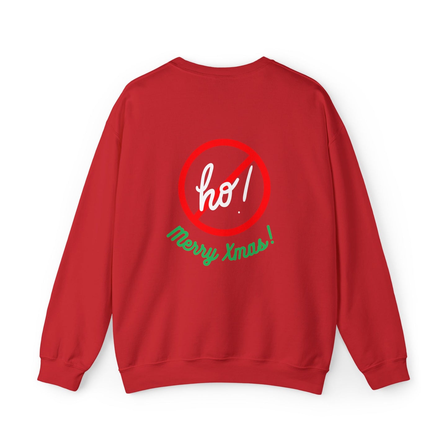 "Smiling Santa (Tan) Ho Ho Ho!" Unisex Heavy blend Sweatshirt