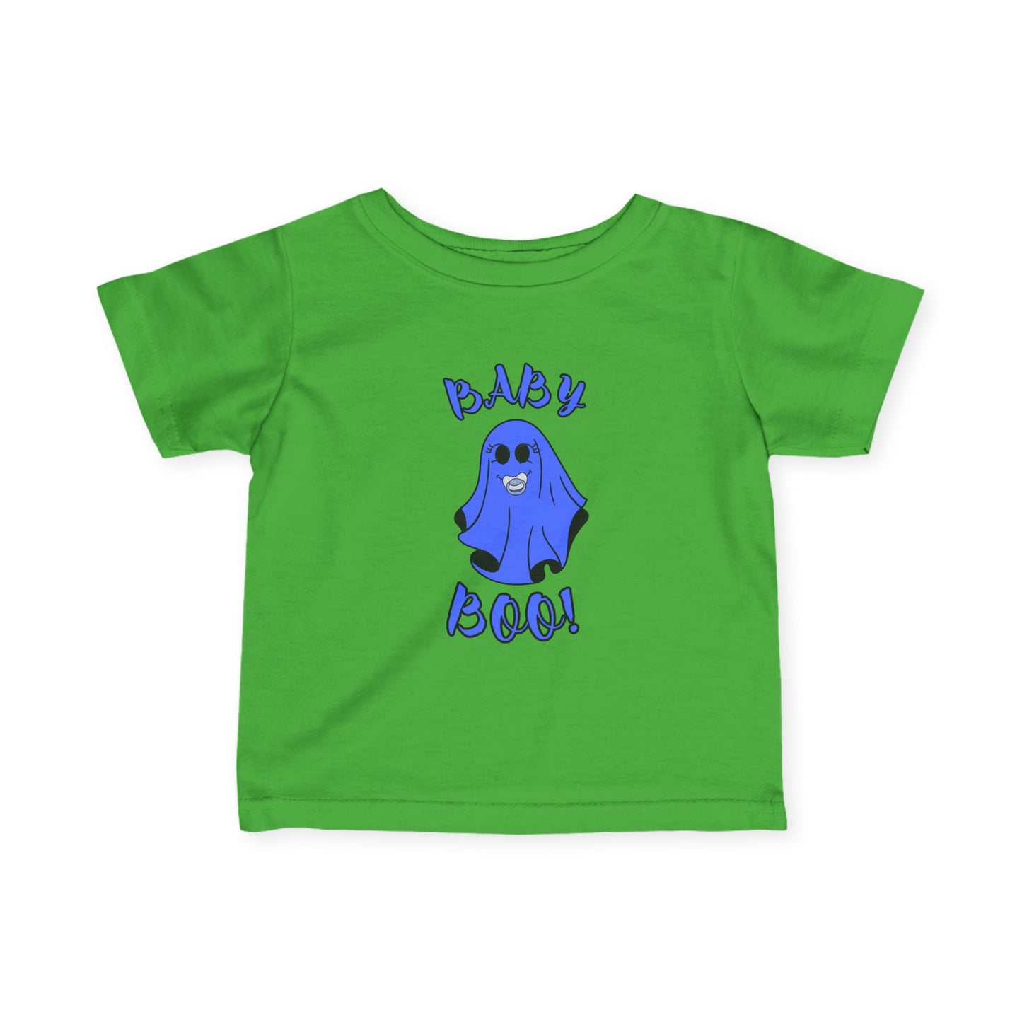 "Baby Boo-Blue" Ghost, Halloween Infant Tee