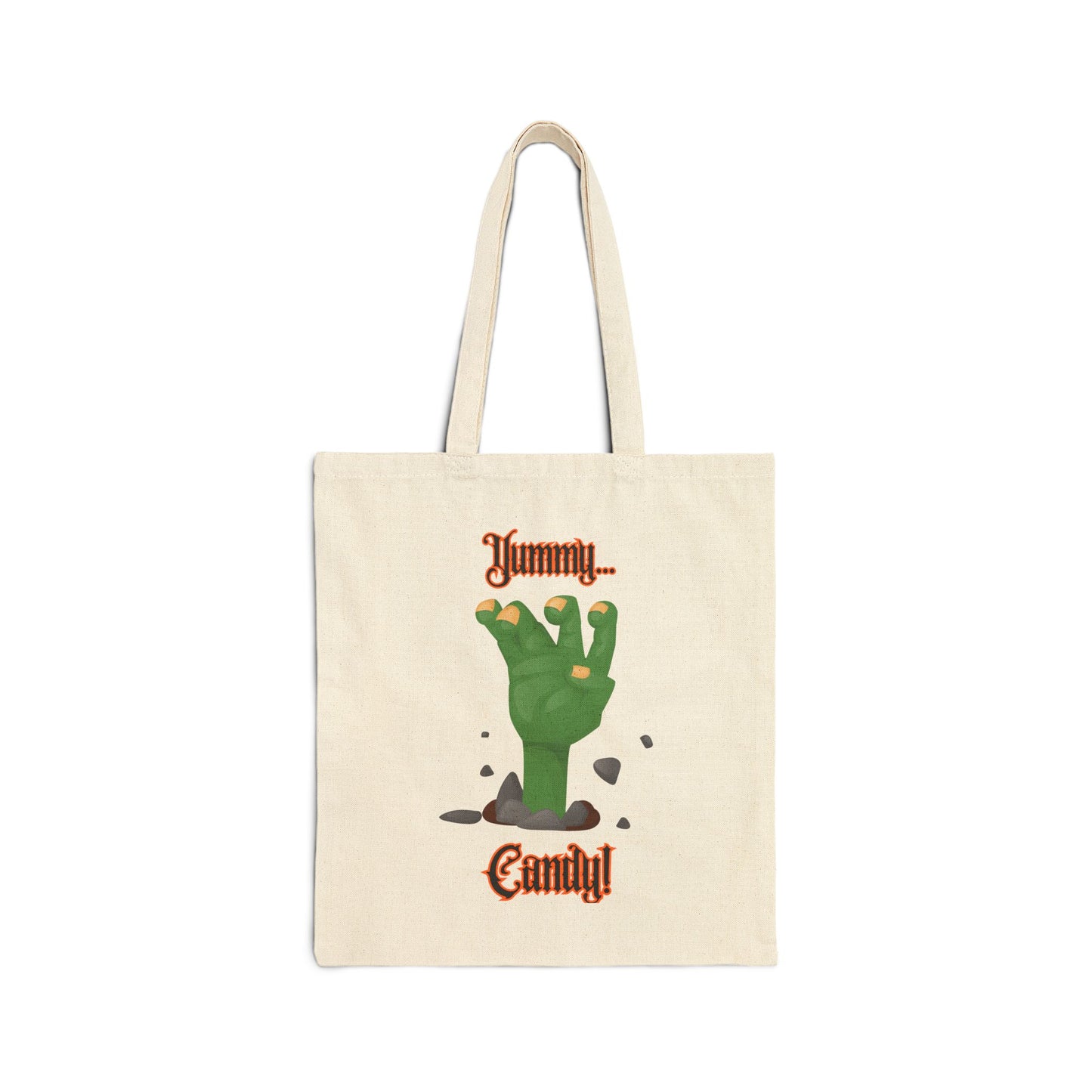 "Yummy Candy" Zombie Tote Bag Reusable Halloween Trick or Treat Bag