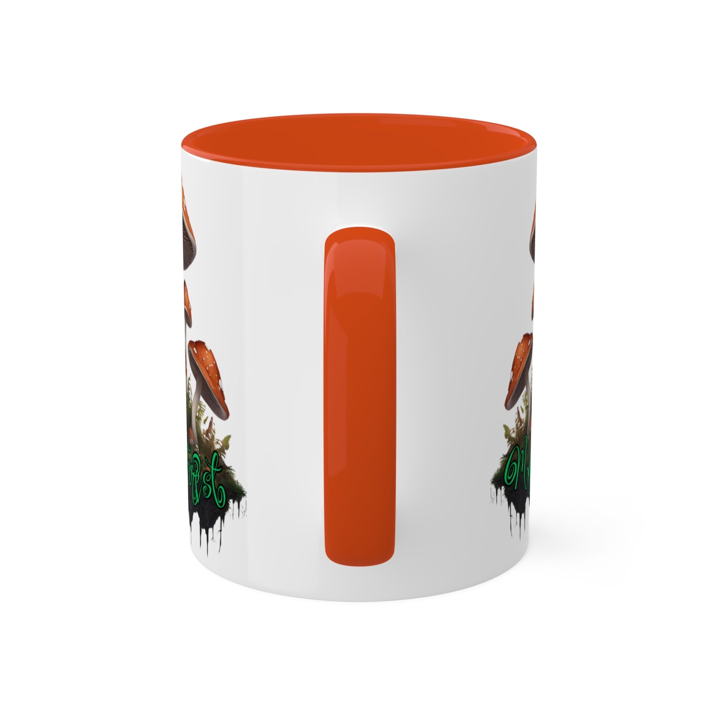 "Floating Magic Forest" White with Colorful Accents, 11 oz Mug