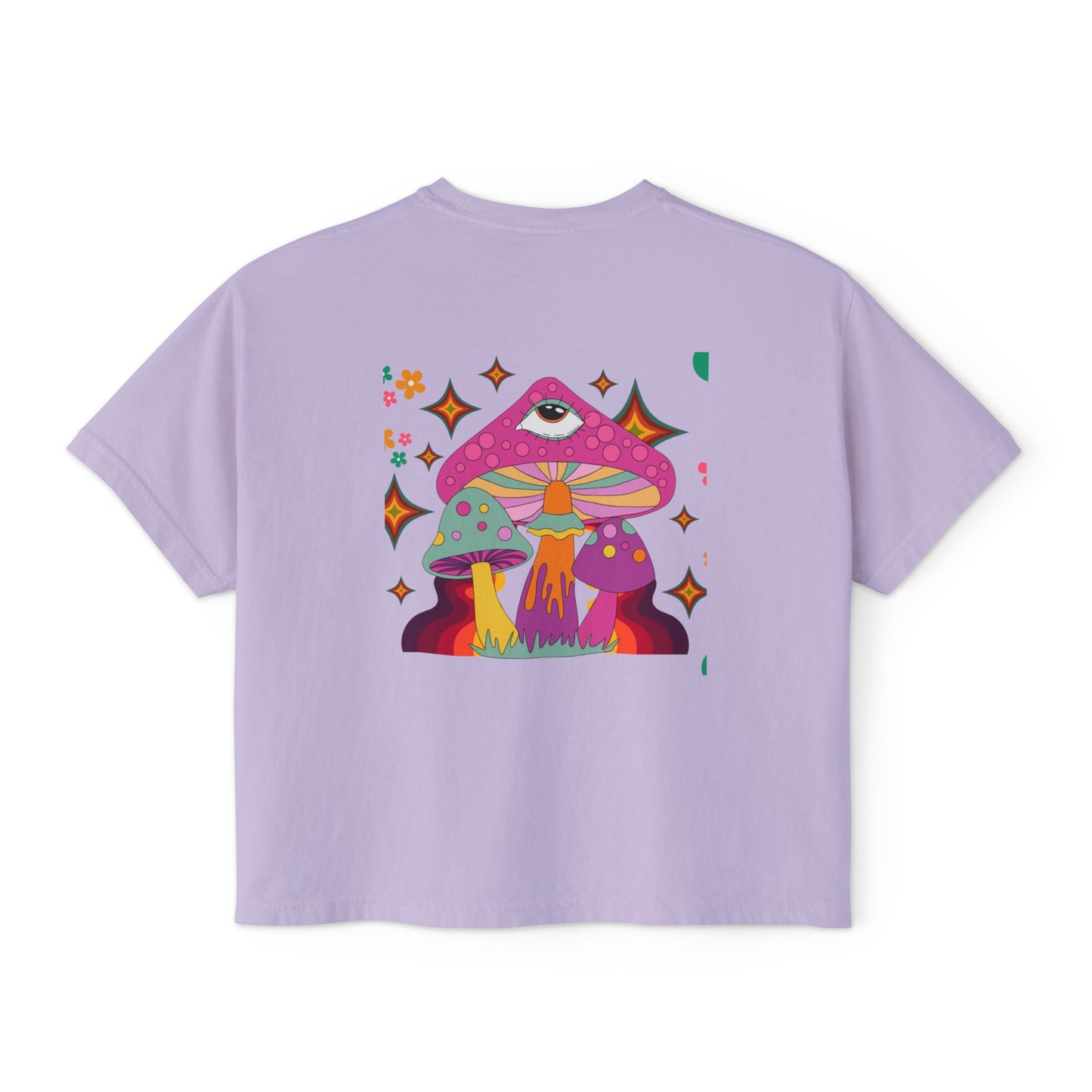 "Groovy Mushroom" Women's Boxy Tee