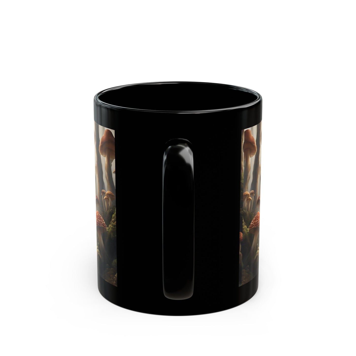 "The Magic Forest" Black Mug, 11oz