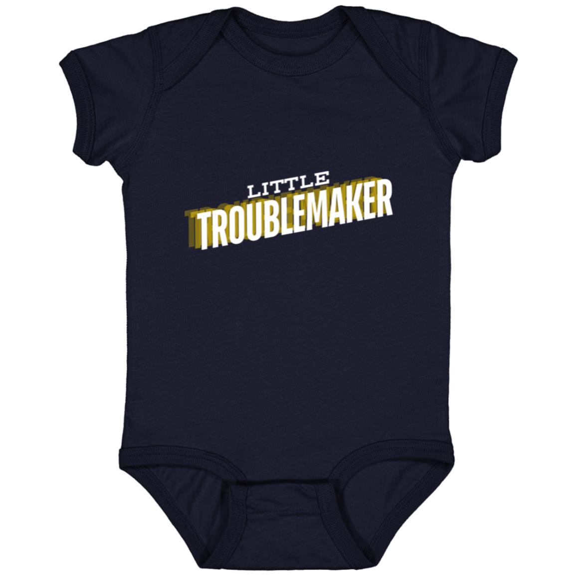 "Little Troublemaker", Infant Jersey Bodysuit